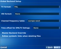 connect emby client to mythtv backend