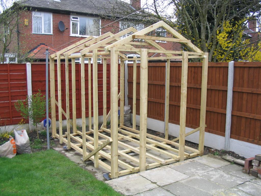 Building a Shed Roof House